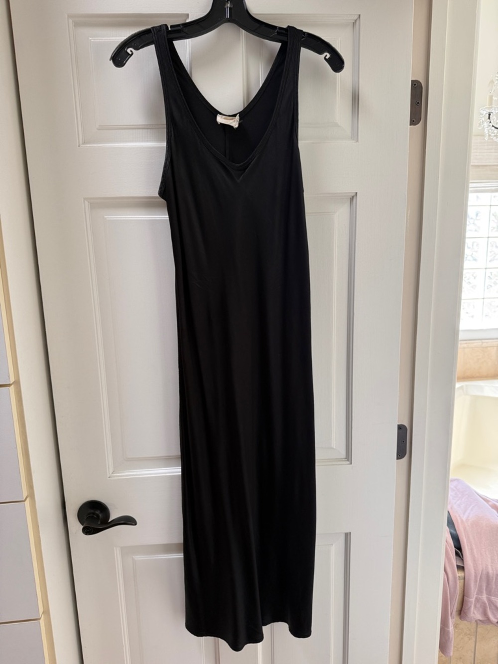 NATION Ltd Sleeveless Black V-Neck Maxi Dress